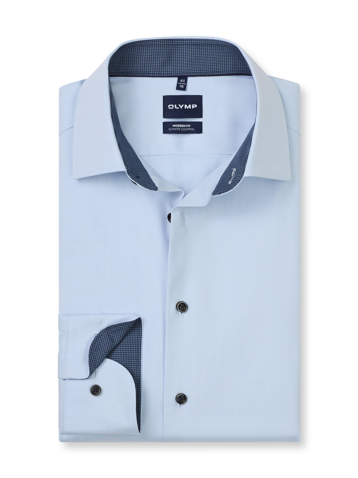 24/Seven Modern Fit Lichtblauw