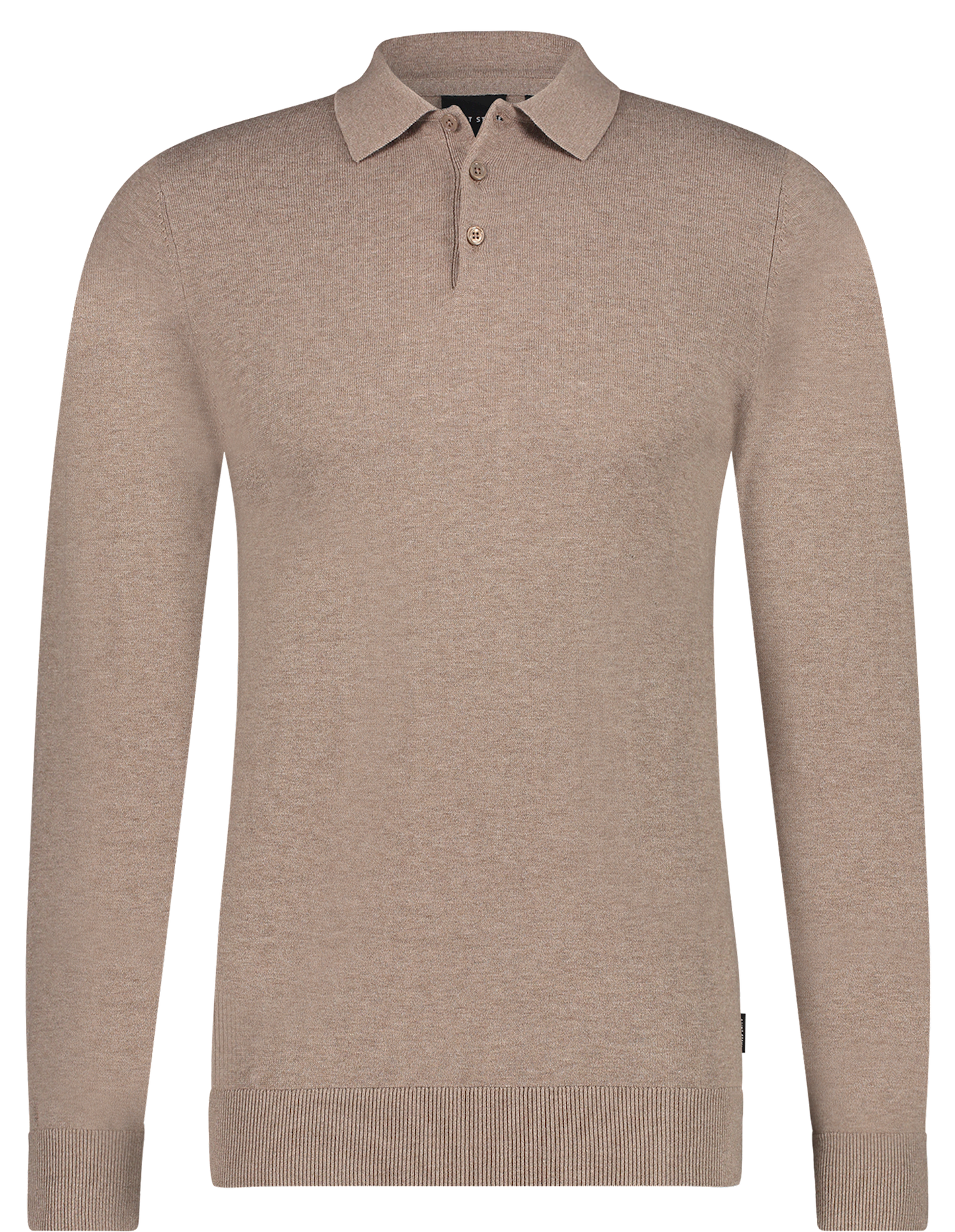 Berend Polo Long Sleeve Taupe