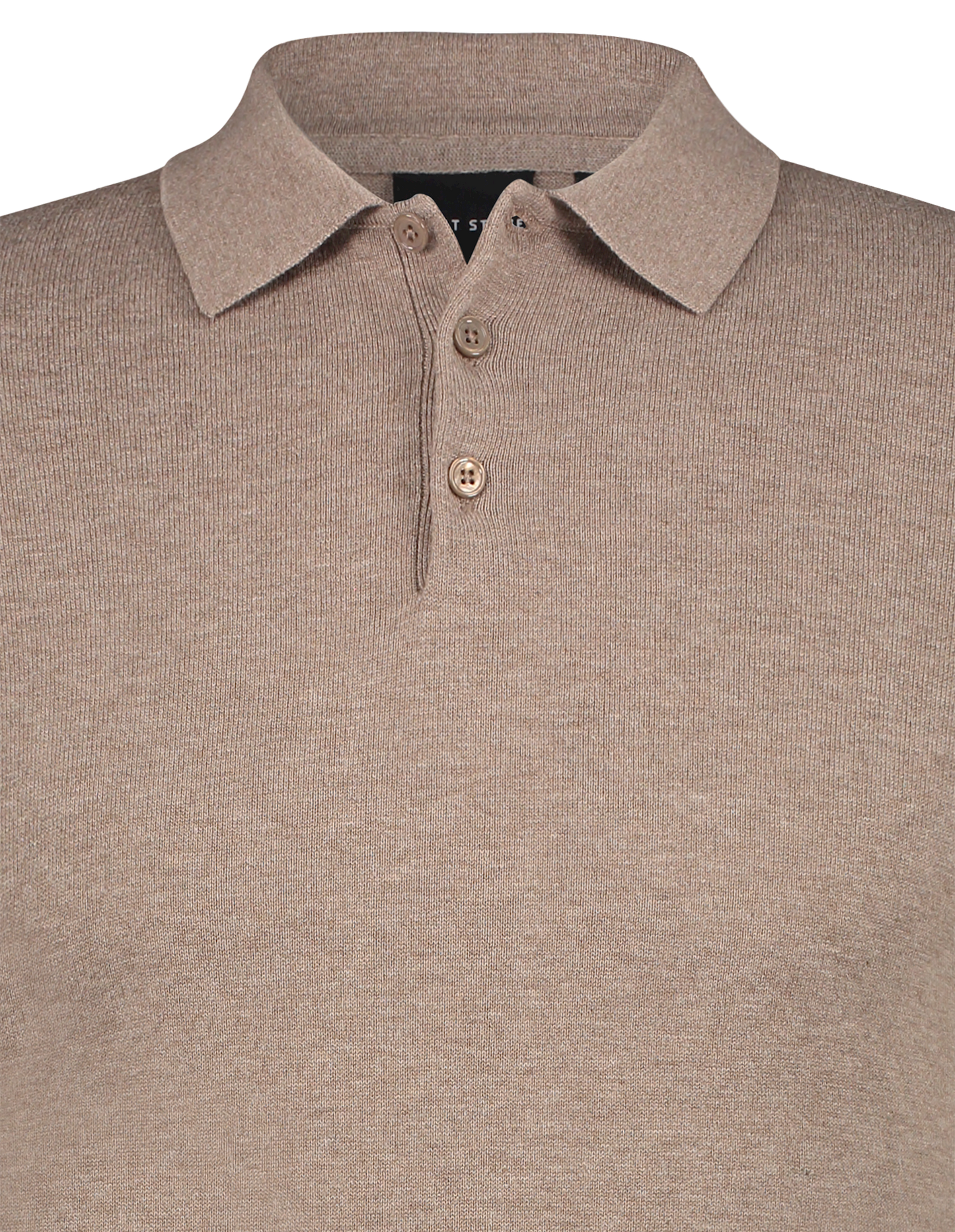Berend Polo Long Sleeve Taupe