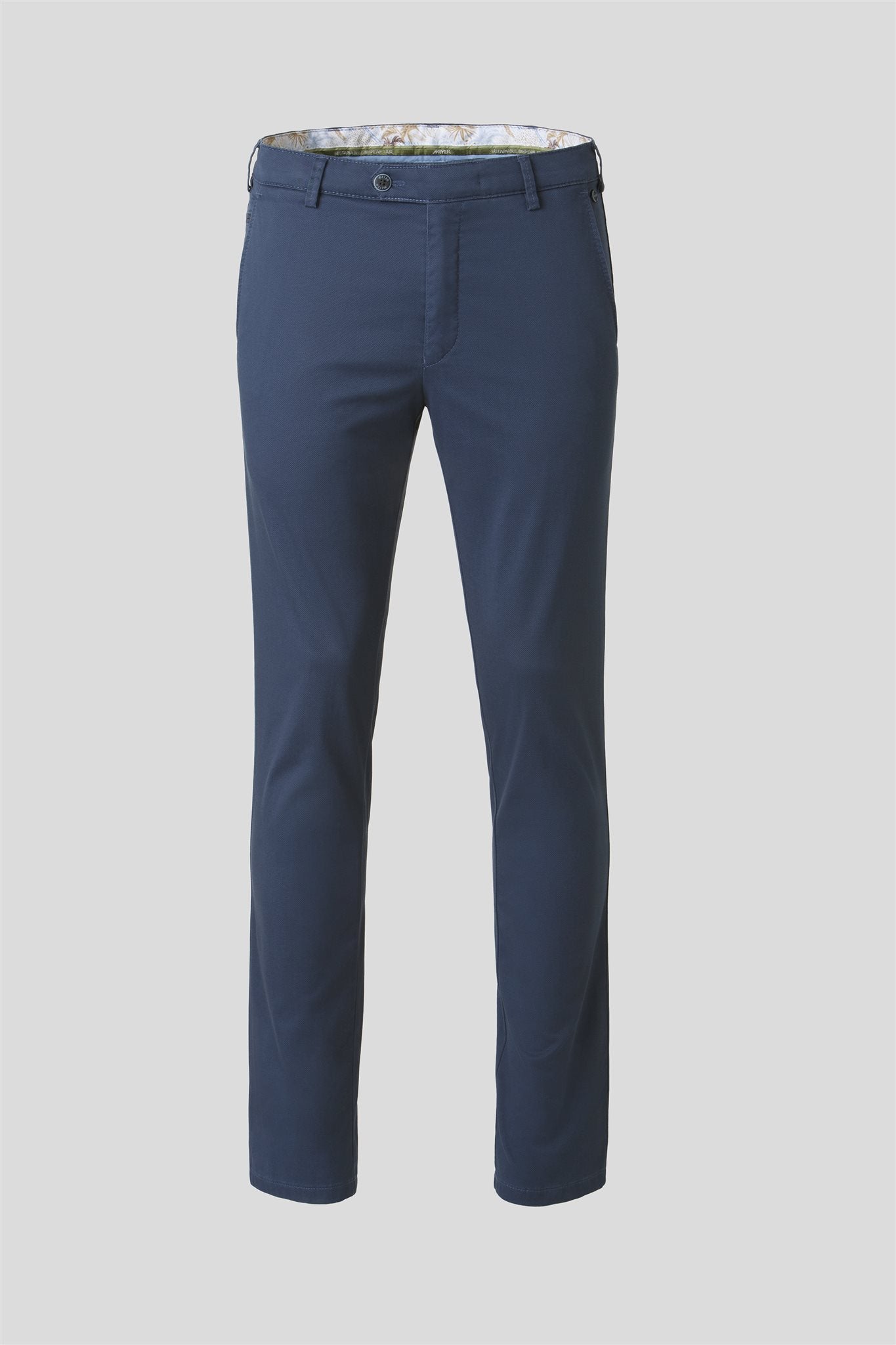 Chino Bonn Fine Print Blauw
