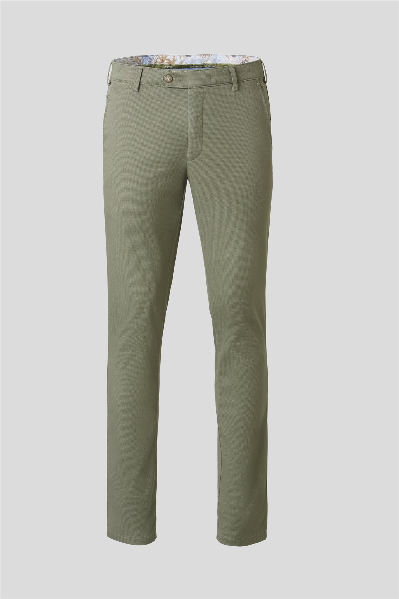 Chino Bonn Fine Print Groen