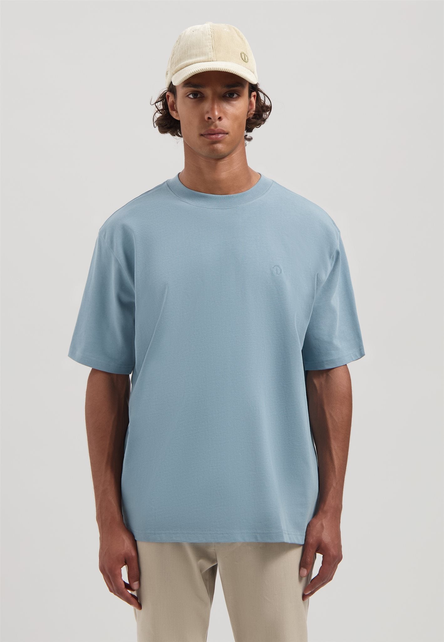 Collin Tee Mist Blue