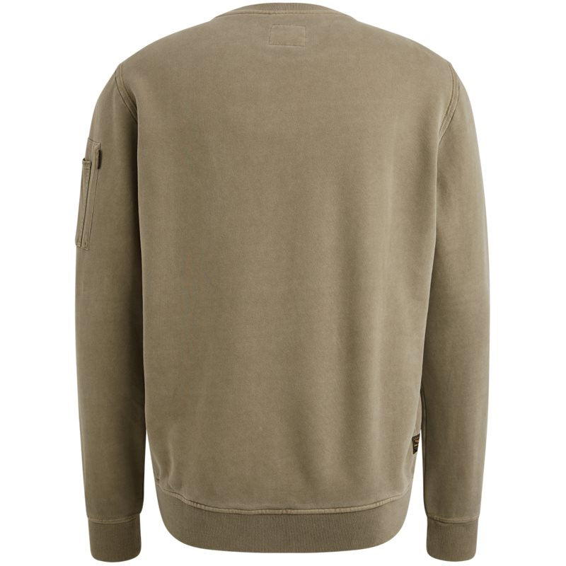 Crewneck Peach Dusky Green