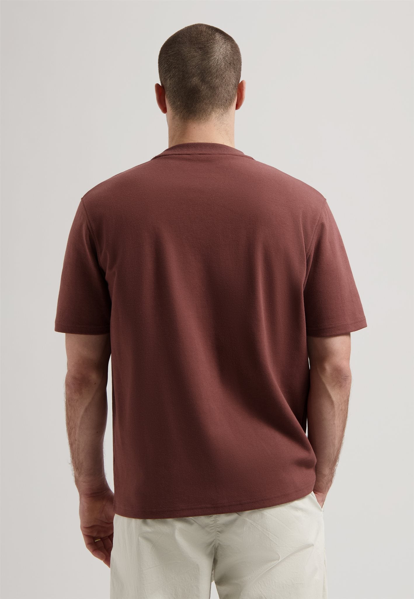 Ebbe Boxy Tee Marron