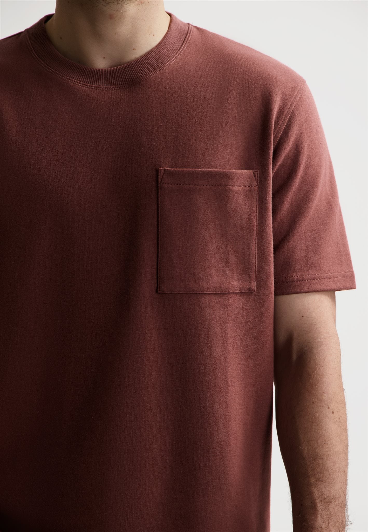 Ebbe Boxy Tee Marron