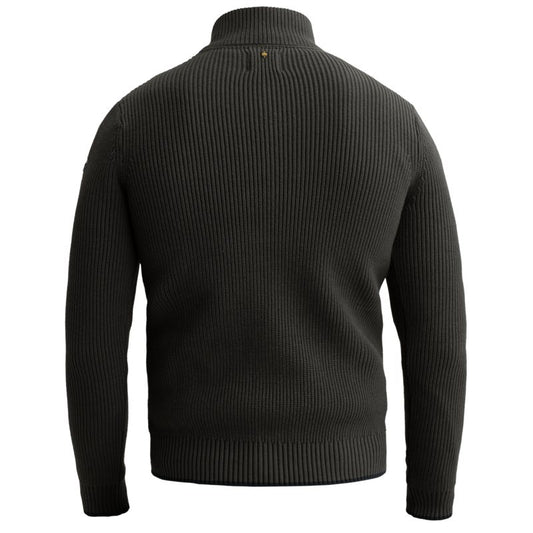 Half Zip Mix Yarn Beluga