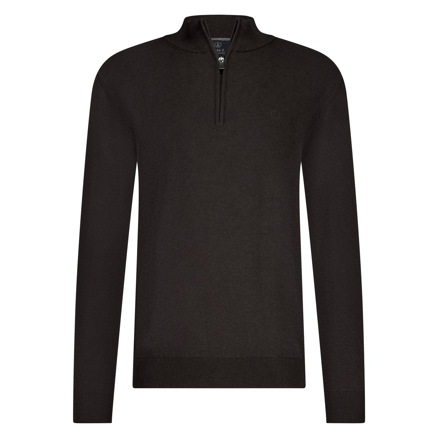 Hince Pullover Zip Dark Brown