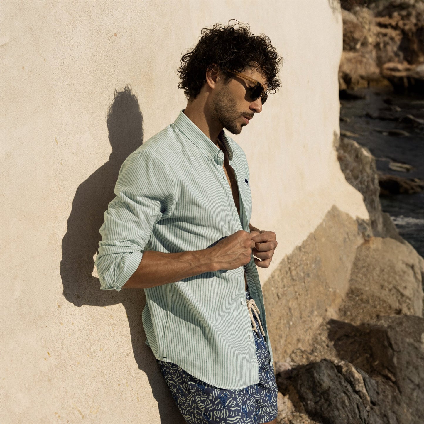 Ivoy Shirt Cotton Green