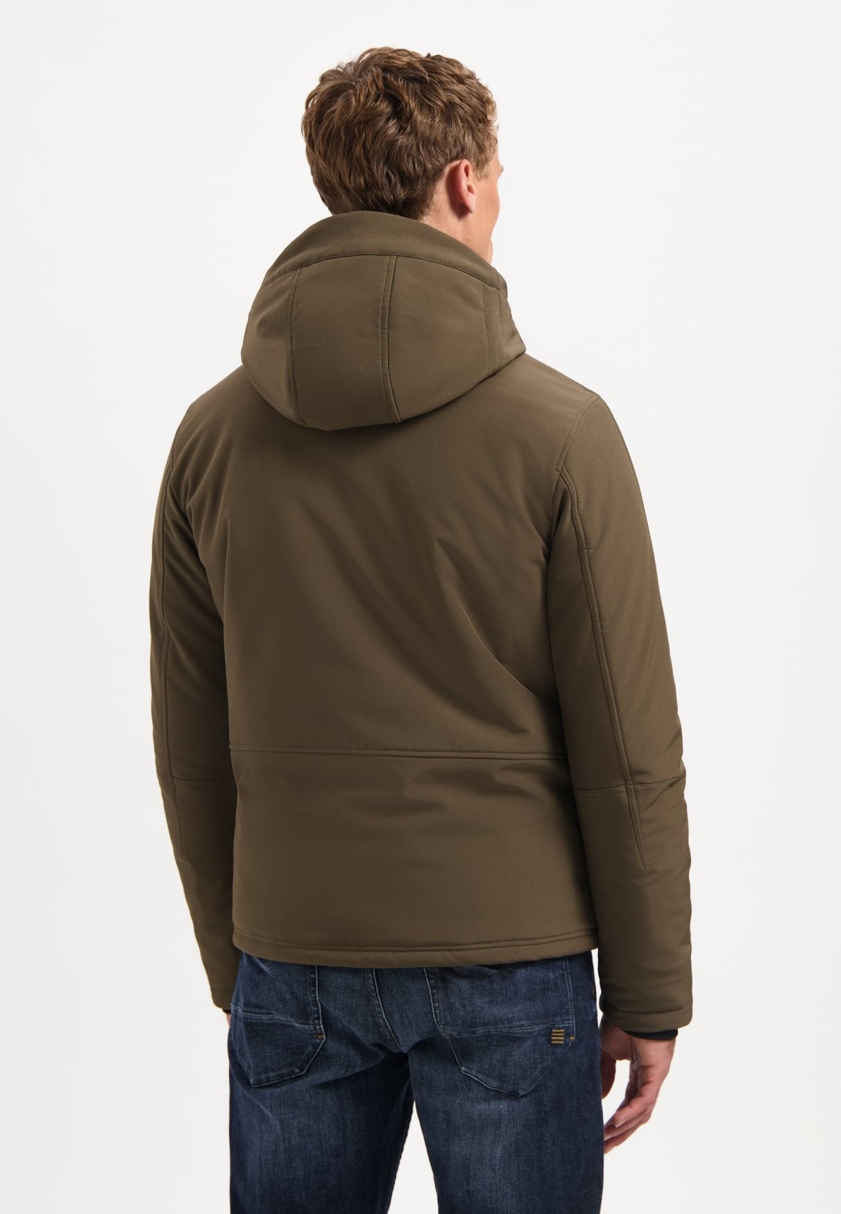 Jack Hooded Sofsthell Taupe