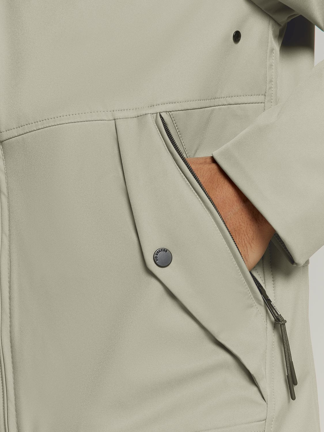 Jack Mid Long Hooded Army