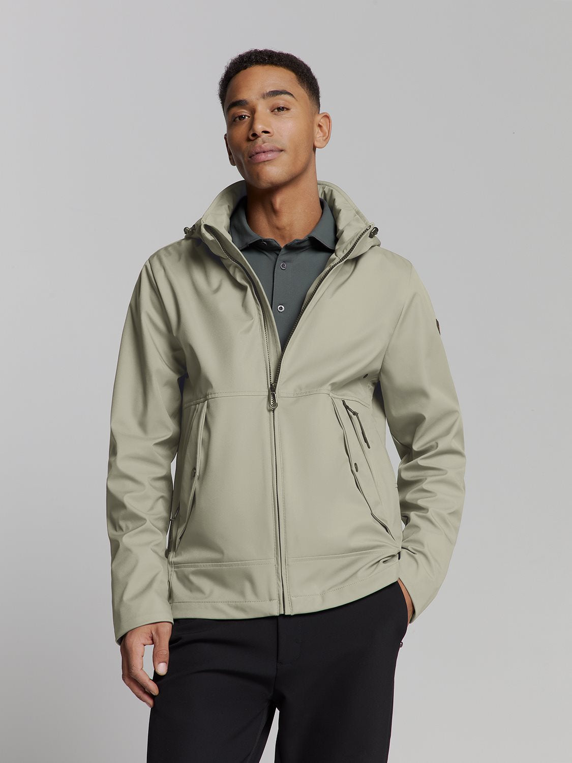 Jack Mid Long Hooded Army
