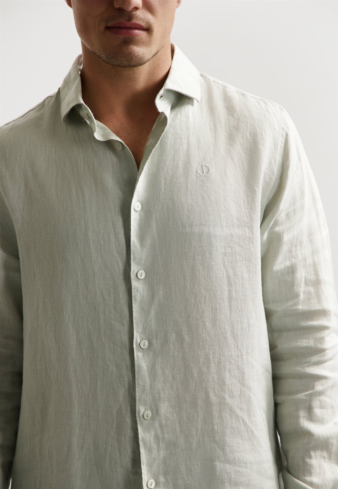 Jagger Shirt Linen MineralGrey