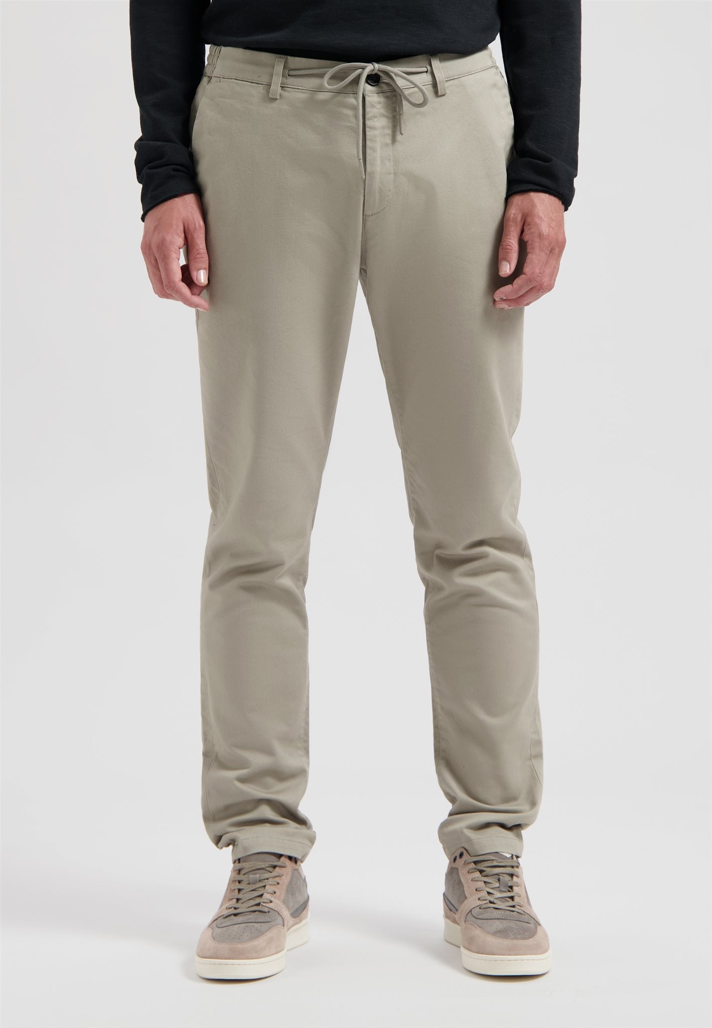 Lancaster Twill Chino Elephant