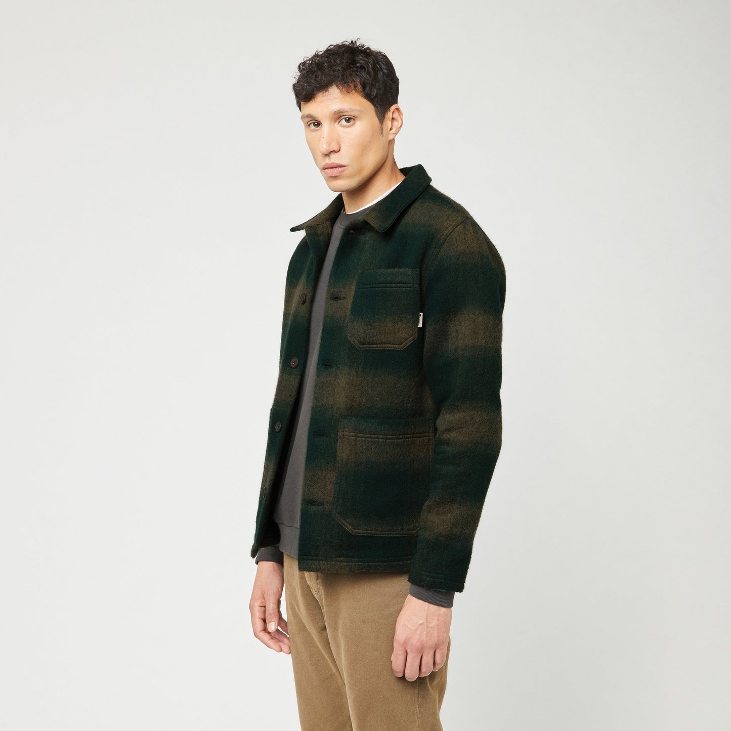 Lorge Overshirt Woven Green