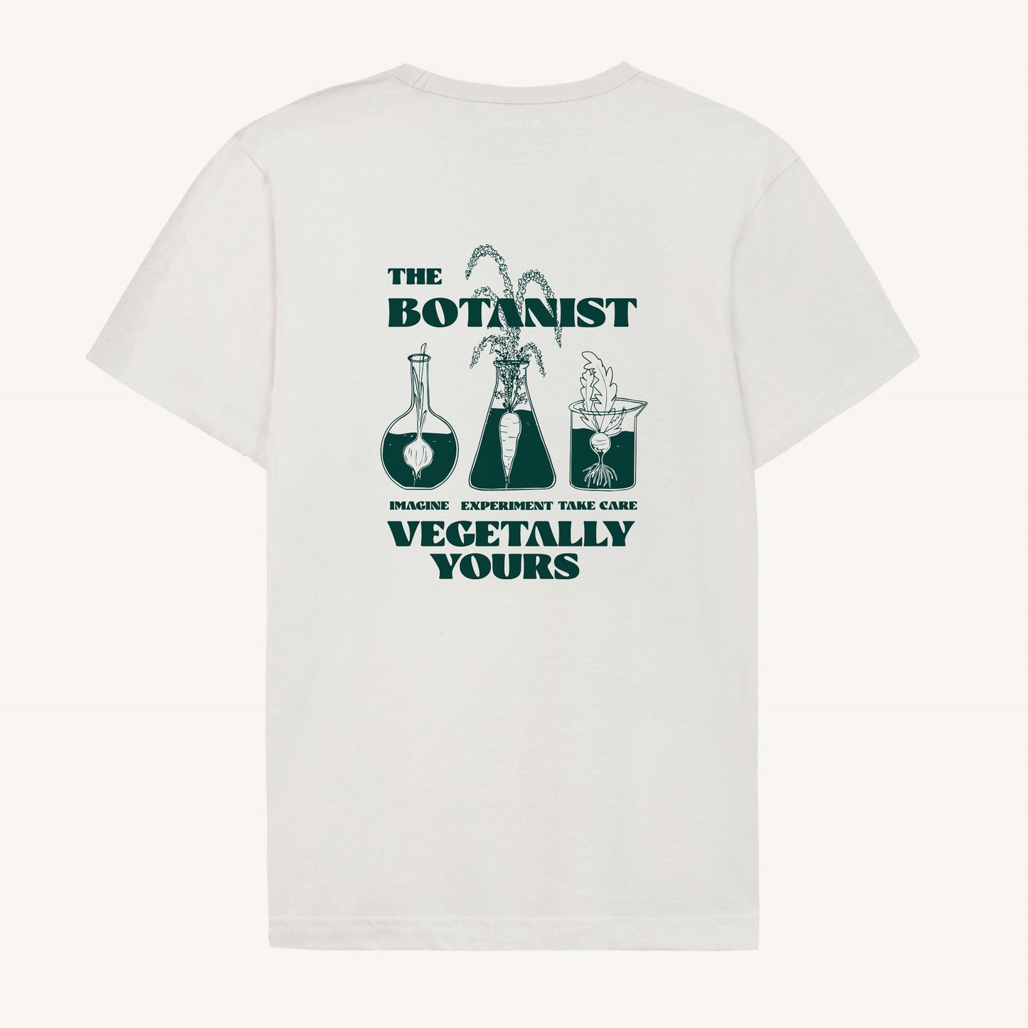 Lugny T-shirt Backprint Ecru