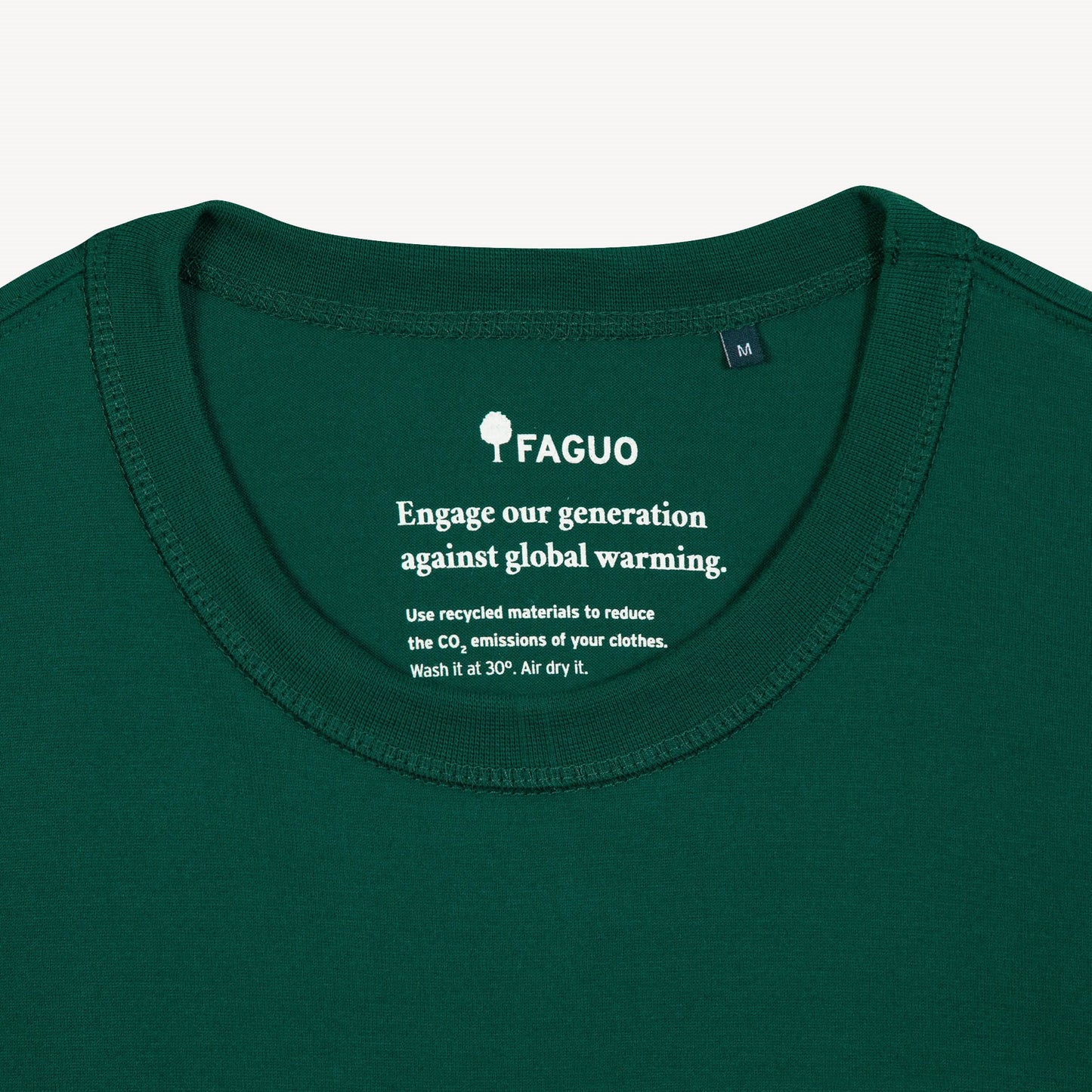Lugny T-shirt Backprint Green
