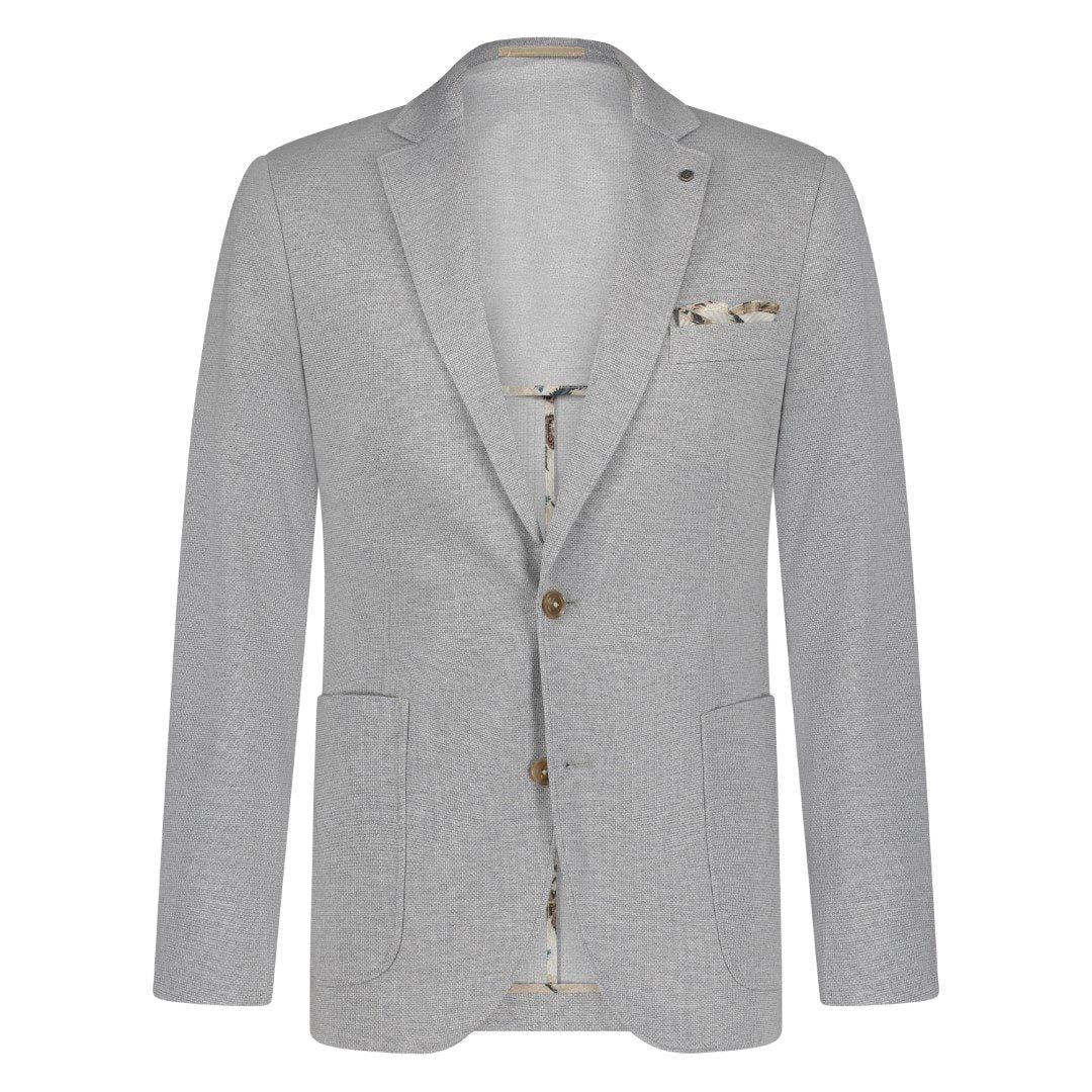 Luka Jersey Jacket Dusty Grey