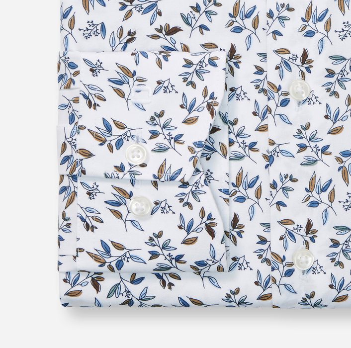 Luxor Modern Fit Blauw Bruin