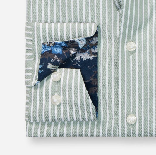 Luxor Modern Fit Groen Streep