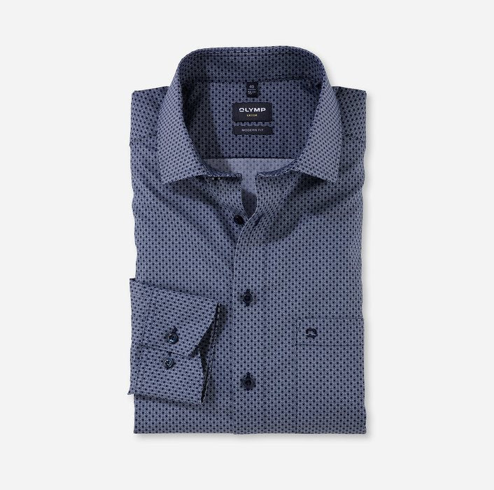 Luxor Modern Fit Marineblauw