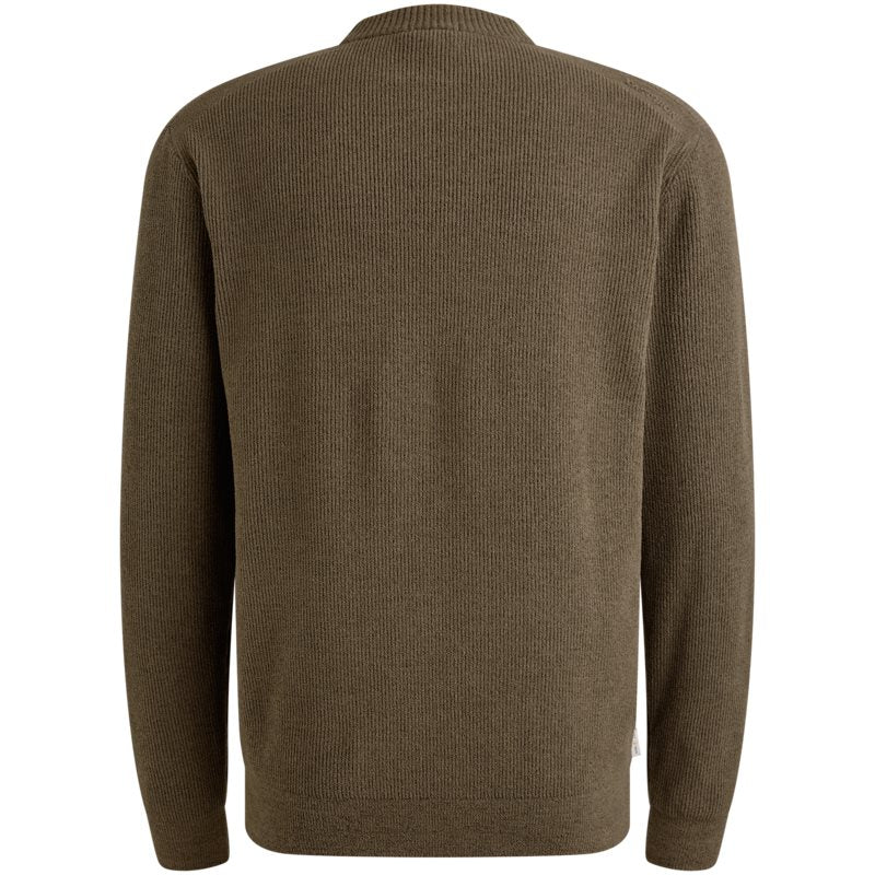 Mock Neck Soft Crocodile