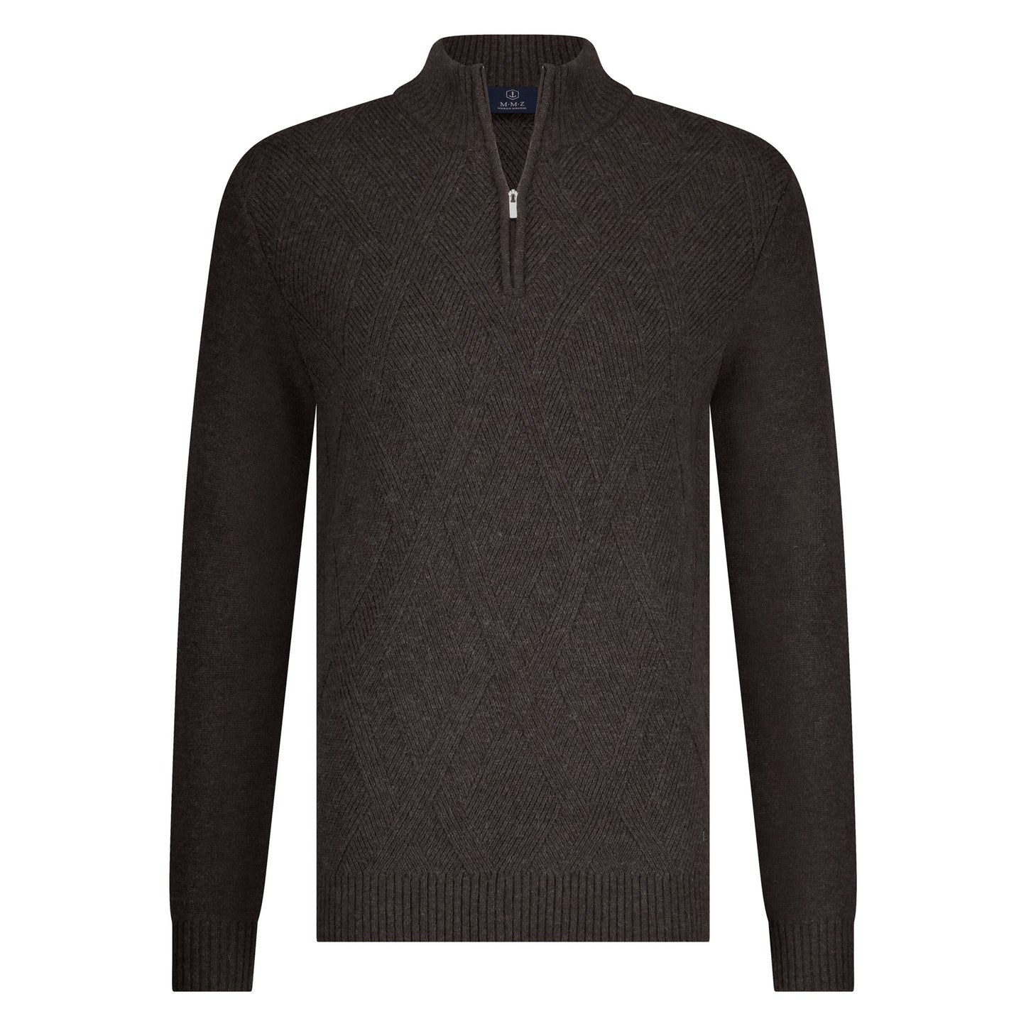 Otto Pullover Zip Coffee