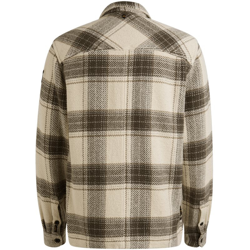 Overshirt Heavy Check Bone
