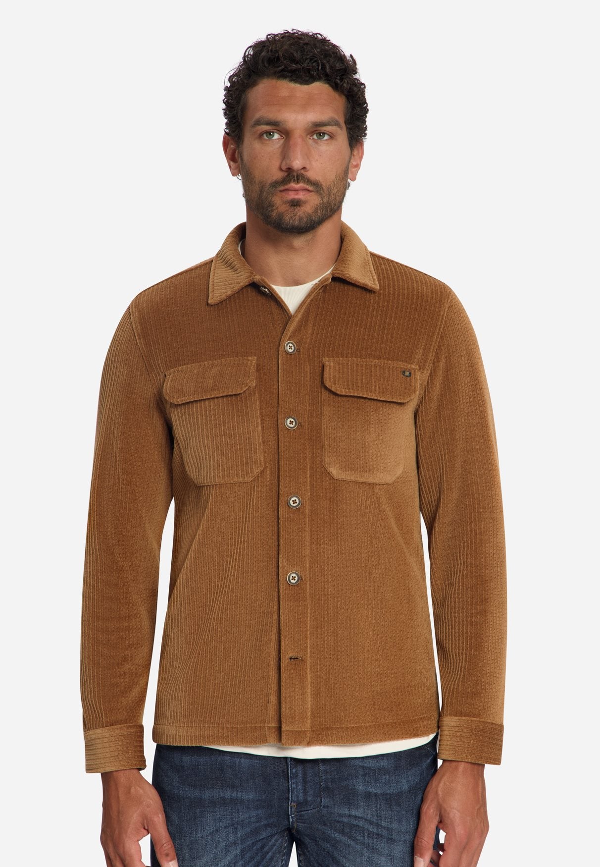 Overshirt Rib Caramel
