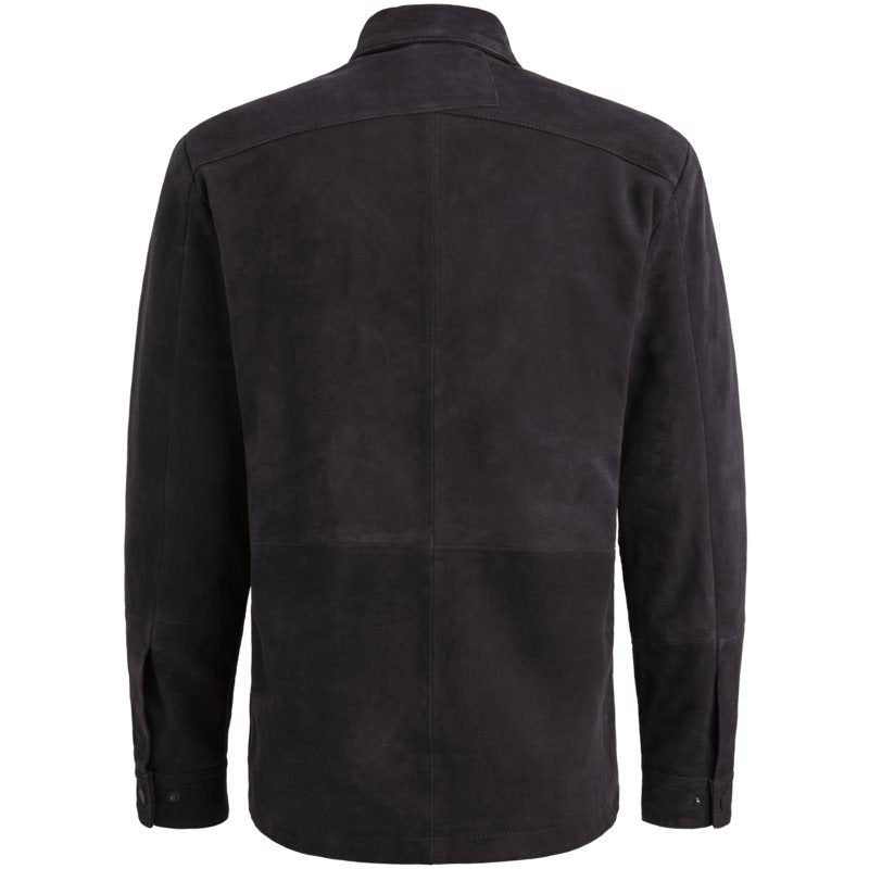 Overshirt Suede Dark Sapphire