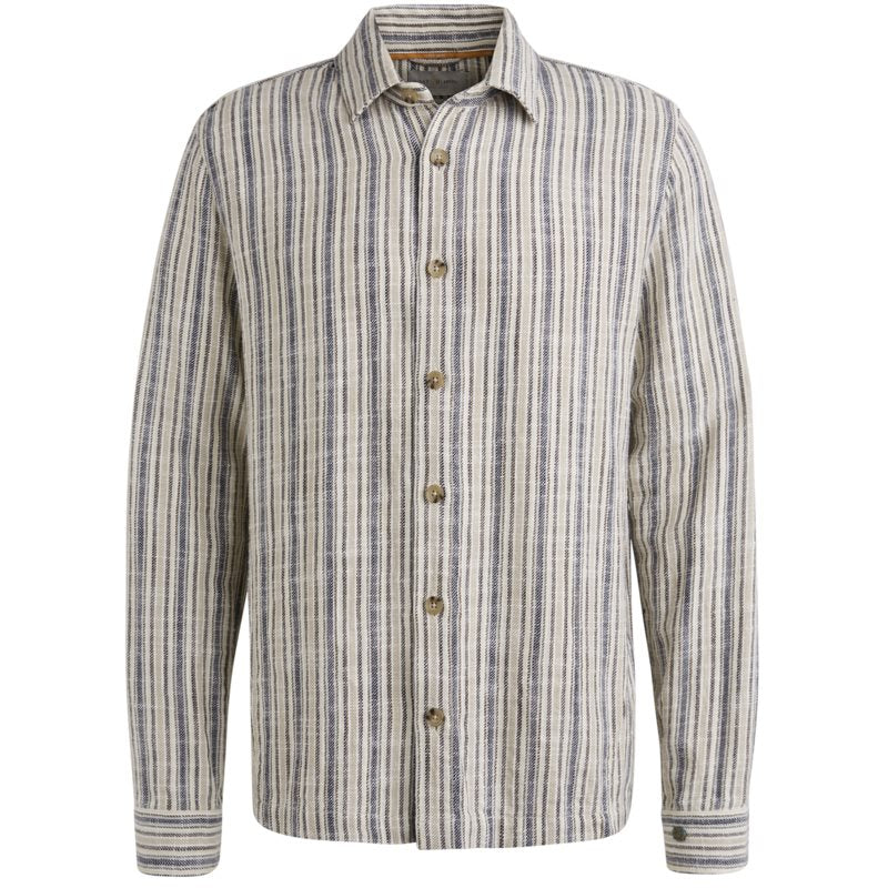 Overshirt Twill Stripe Blue