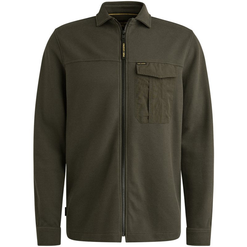 Overshirt Waffle Beluga