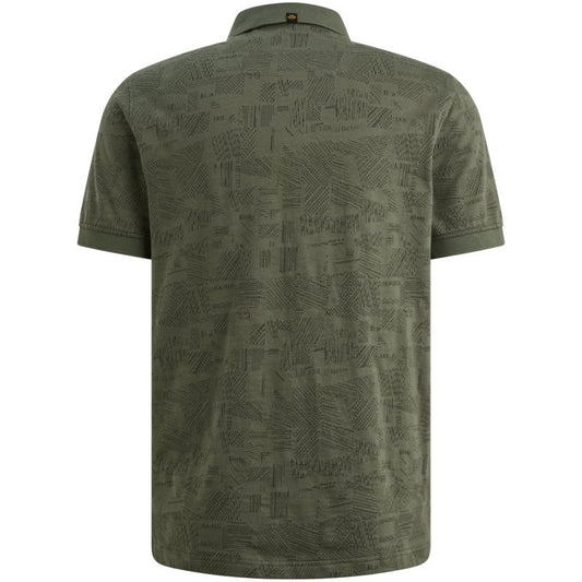 Polo Jacquard Jersey Thyme