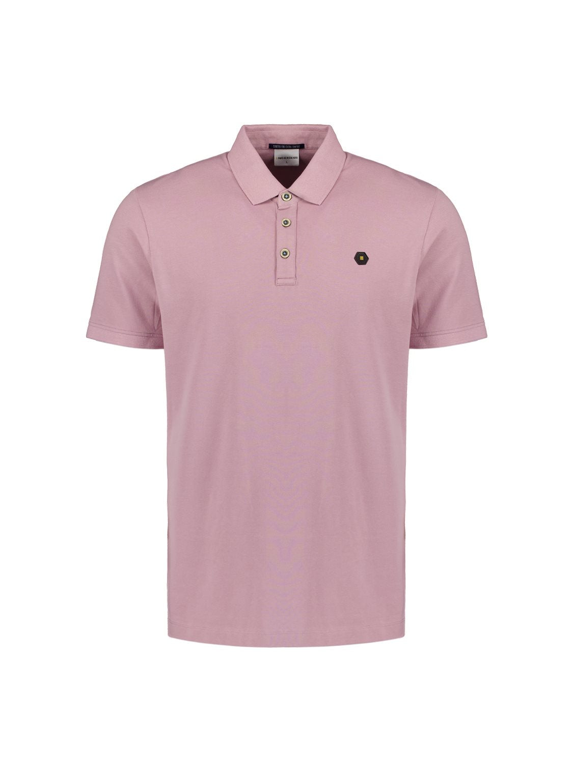Polo Pique Garment Dyed Mauve