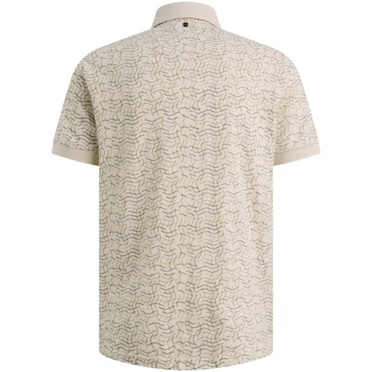 Polo Slub Jersey Bone White