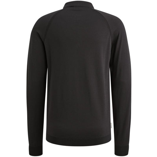 Polo Viscose Blend Black Sand