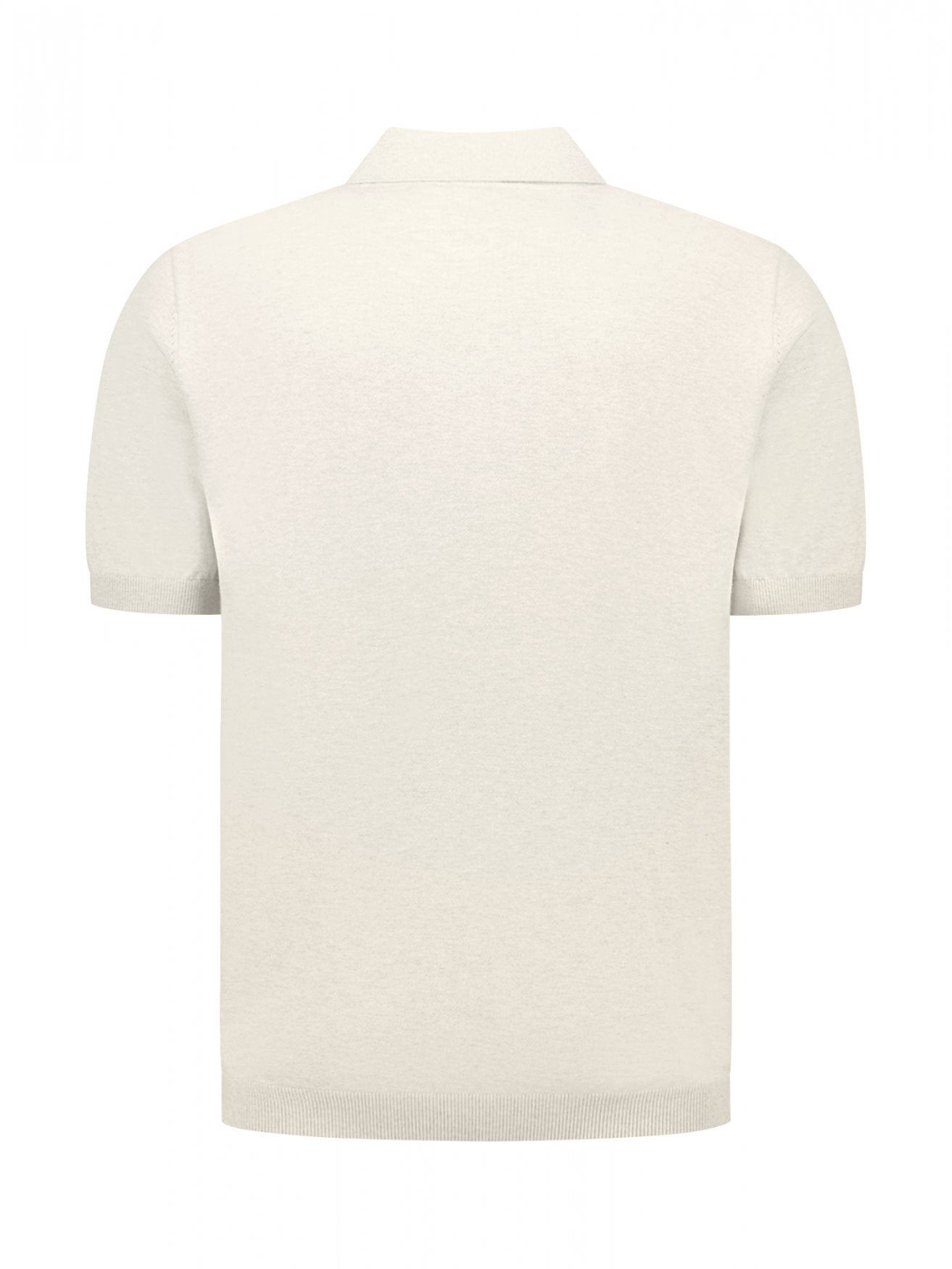 Polo Zip Melange Desert