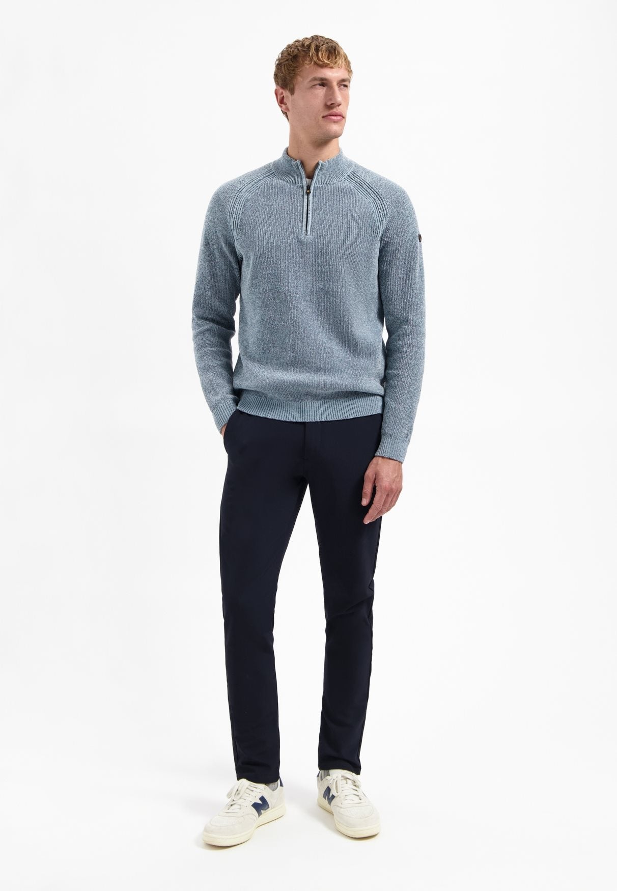 Pullover Chenille Dusty Blue