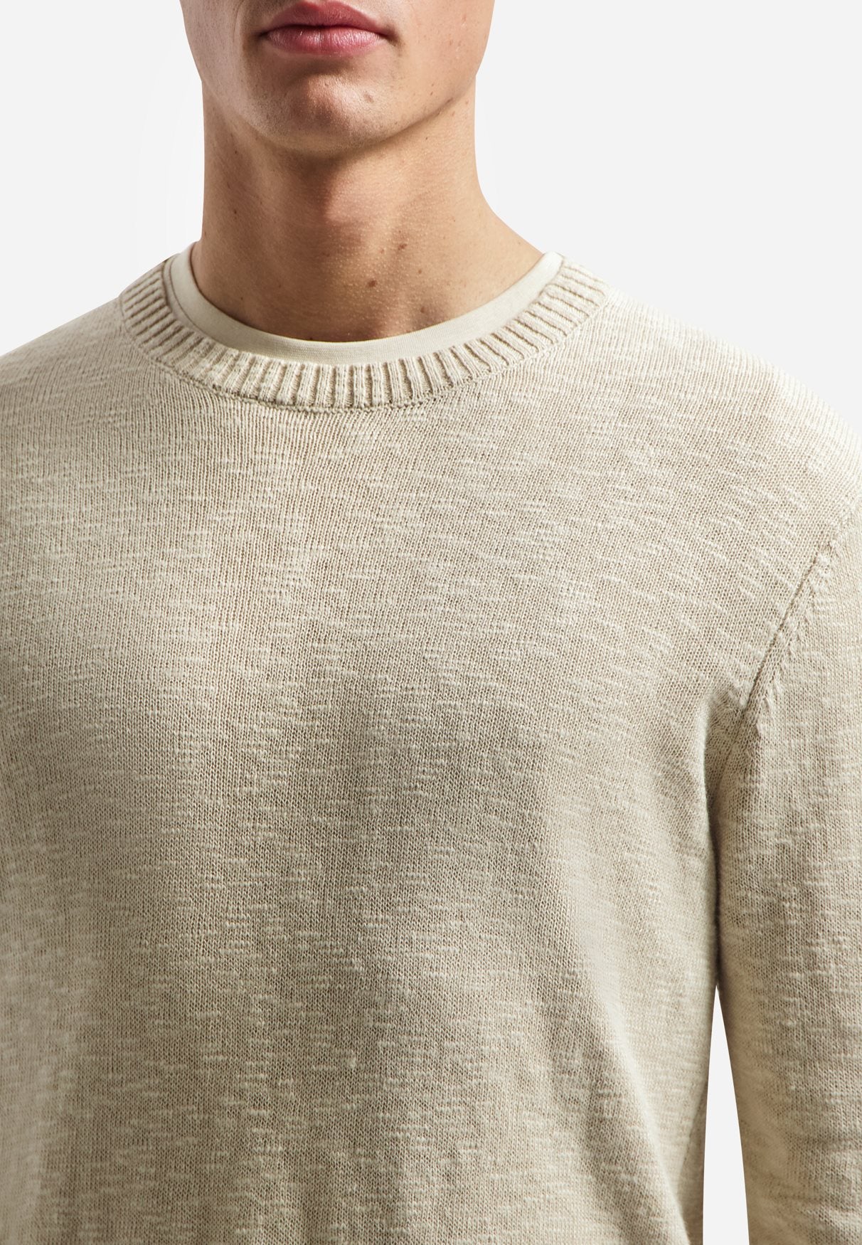 Pullover Linen Blend Desert
