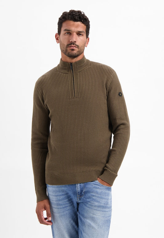 Pullover Rib Variation Taupe