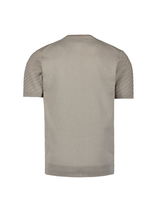 Pullover SS Jacquard Clay