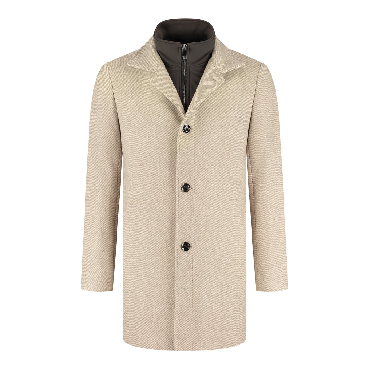 Quinsy Coat Pebble
