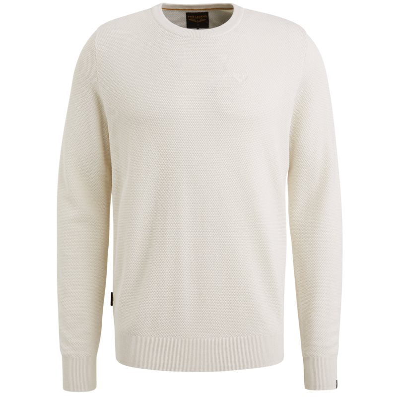 R-neck Cotton Modal Bone White