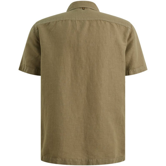 Shirt Cotton/Linen Dusky Green
