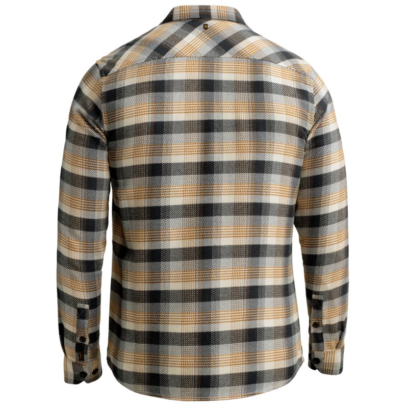 Shirt Dye Check Golden Brown