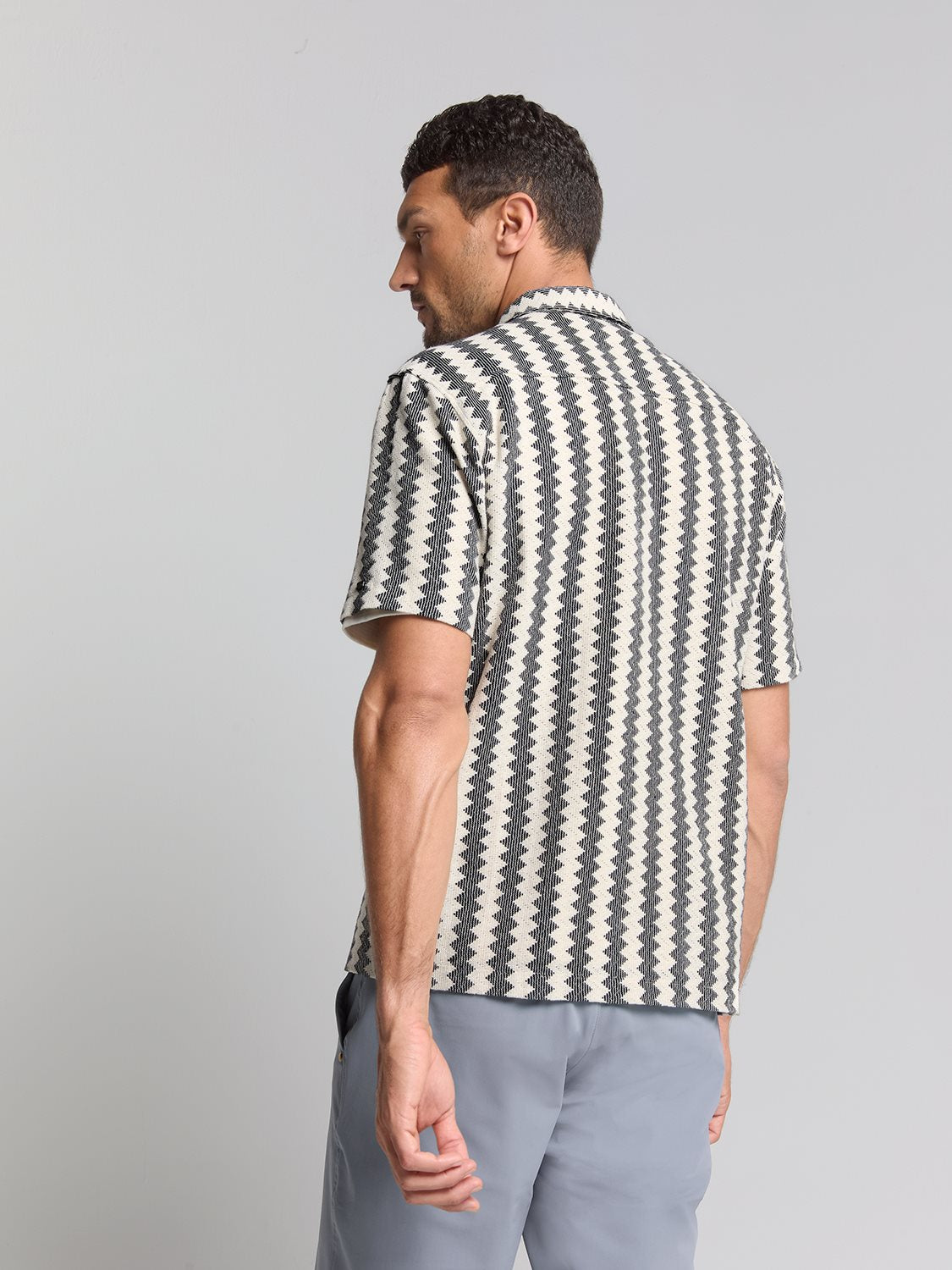 Shirt Zig Zag Offwhite