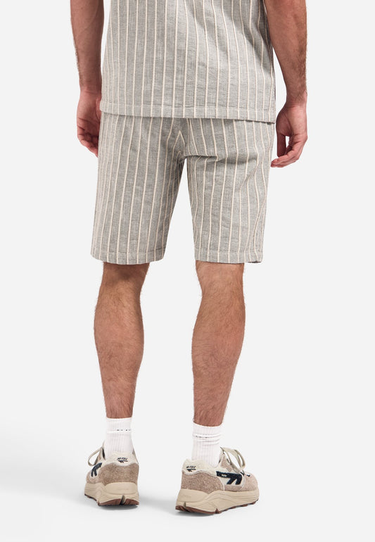 Short Chino Striped Sand