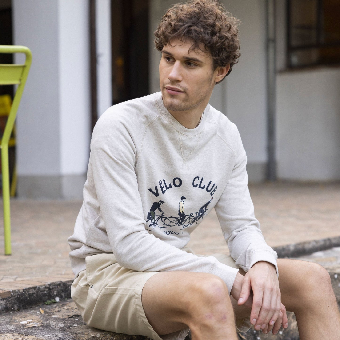 Sweat Darny Cotton Velo Beige