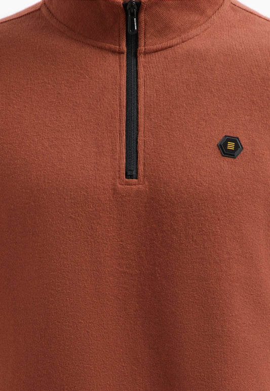 Sweater Soft Rib Relaxed Terra