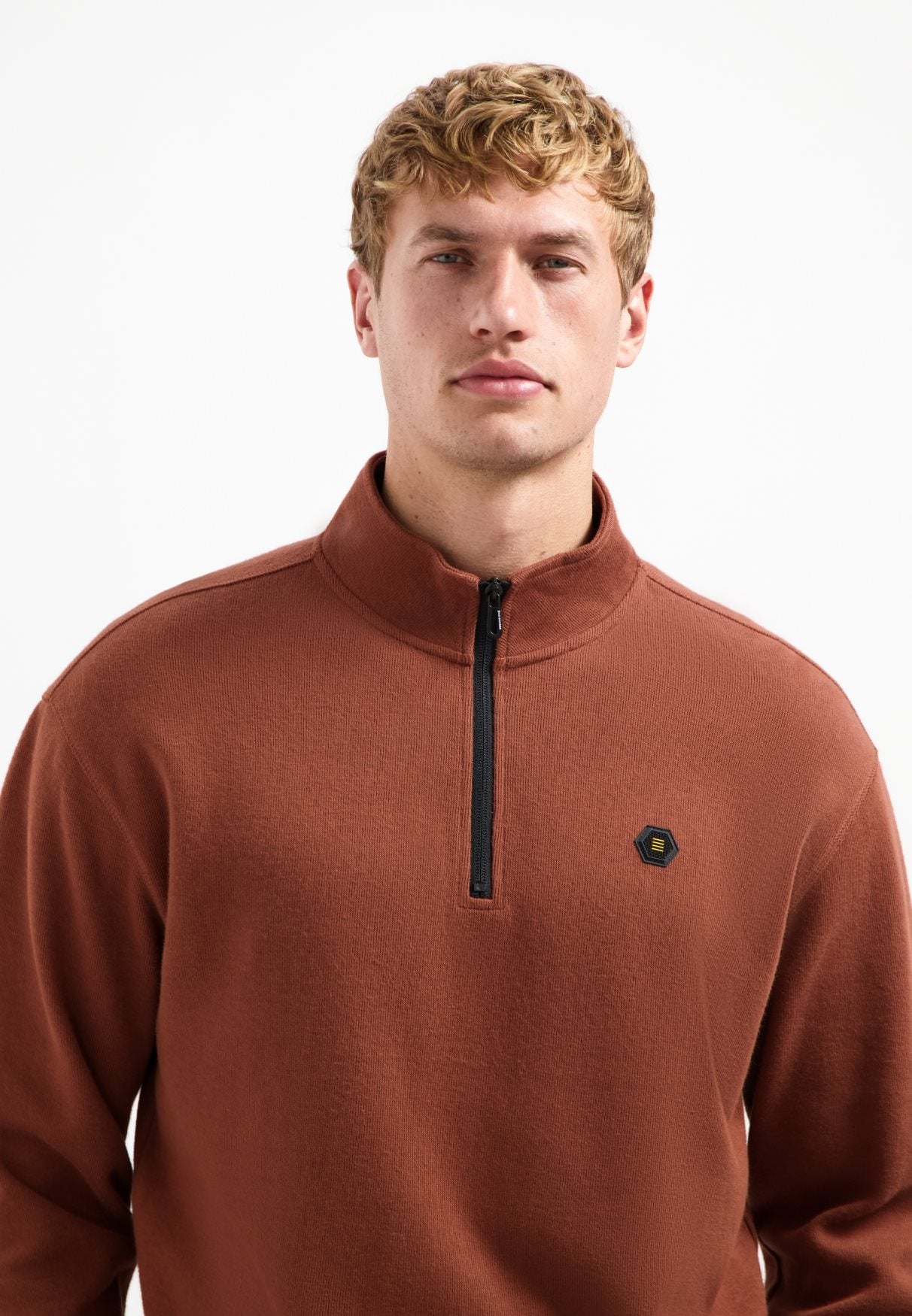 Sweater Soft Rib Relaxed Terra