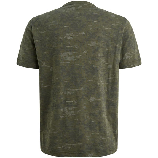 T-shirt Aop Cotton Slub Thyme